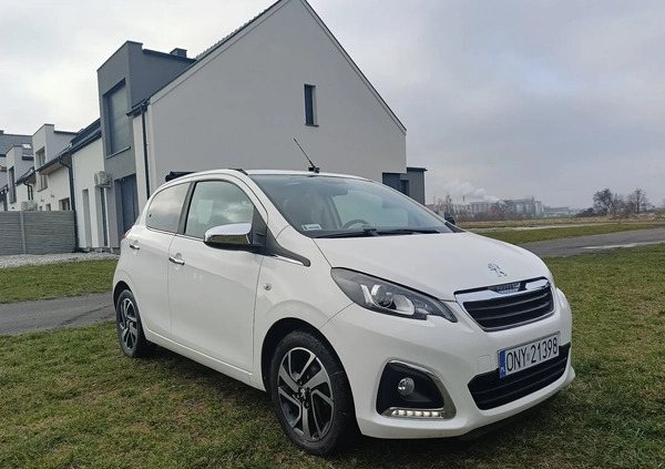 Peugeot 108 cena 34500 przebieg: 65000, rok produkcji 2017 z Nysa małe 79
